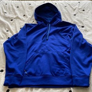 Nike hoodie bright blue